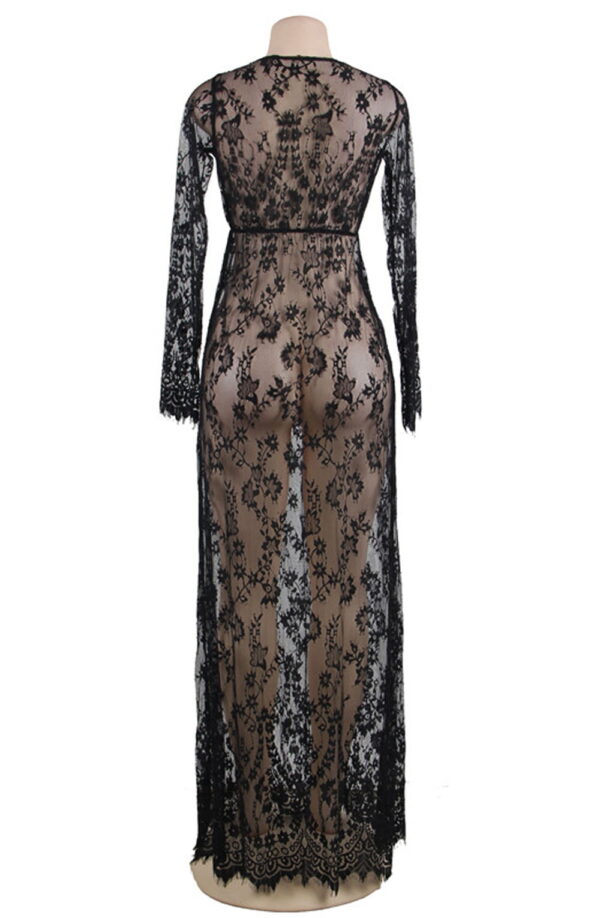 YesX YX826 Long Gown & Thong - Image 2