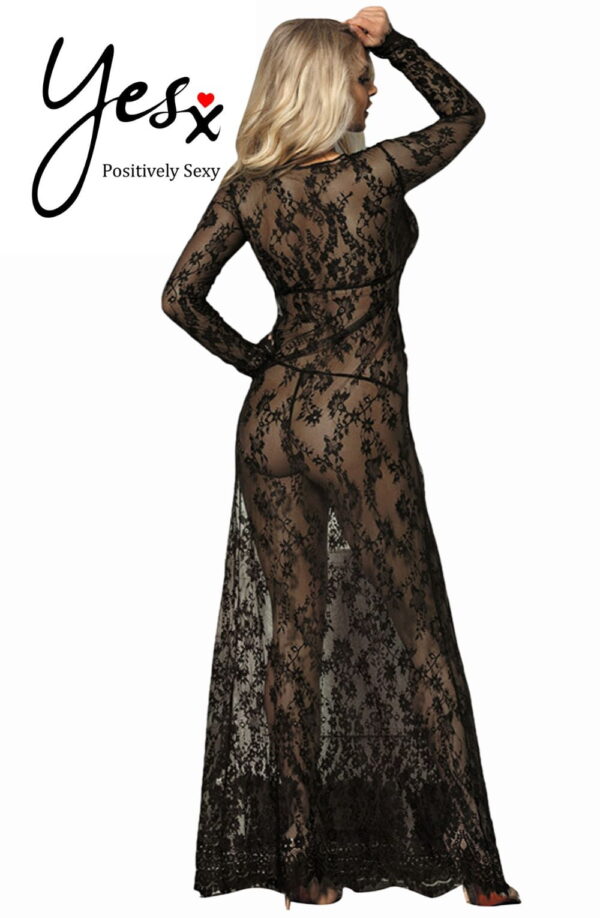 YesX YX826 Long Gown & Thong - Image 8