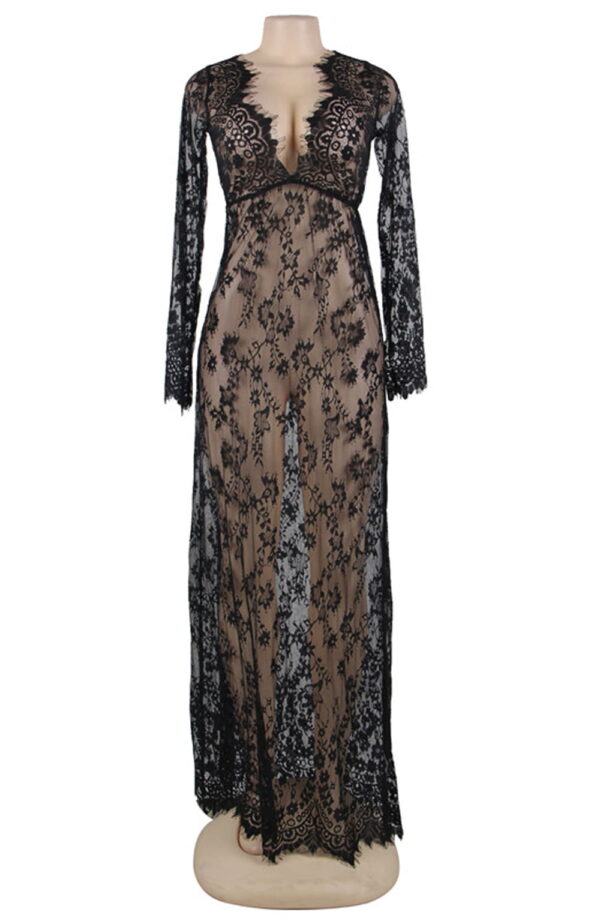 YesX YX826 Long Gown & Thong - Image 6
