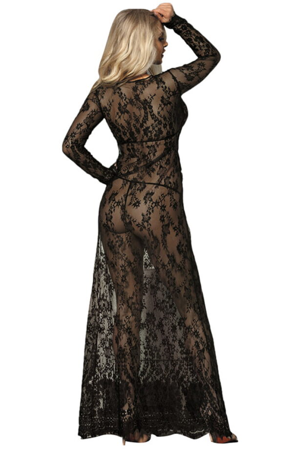 YesX YX826 Long Gown & Thong - Image 7