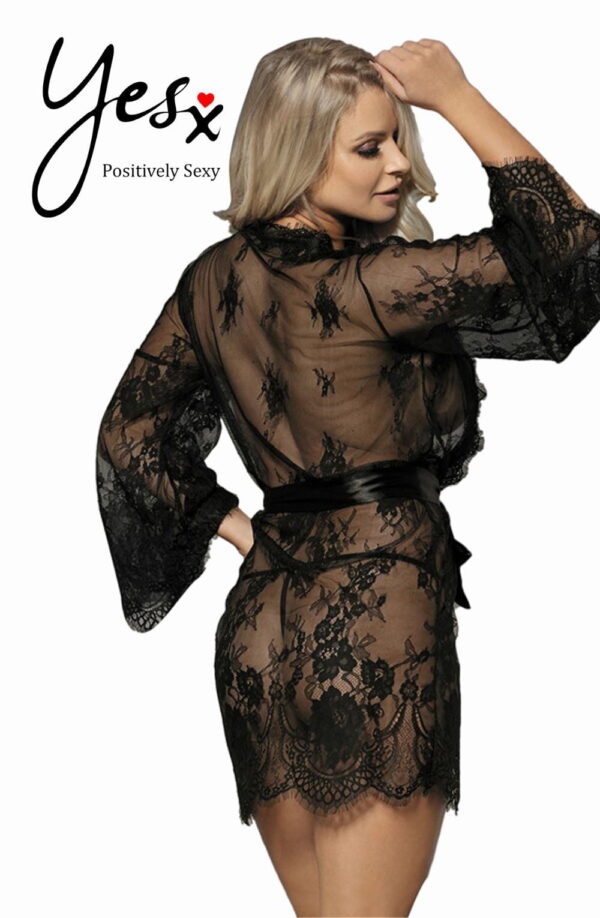 YesX YX827 Robe Set Black - Image 2