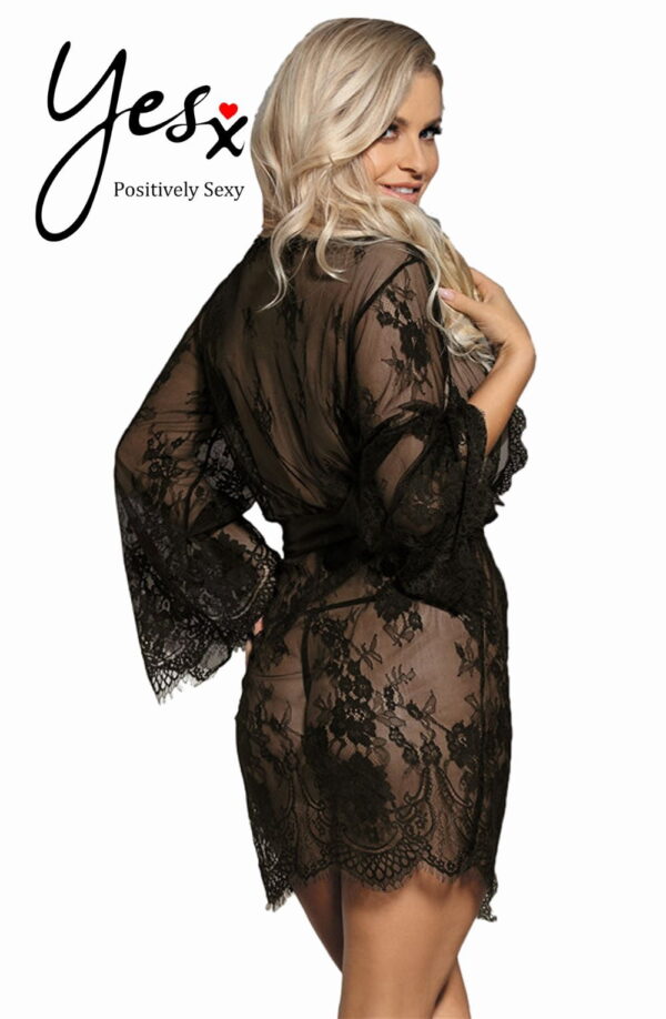 YesX YX827 Robe Set Black - Image 3