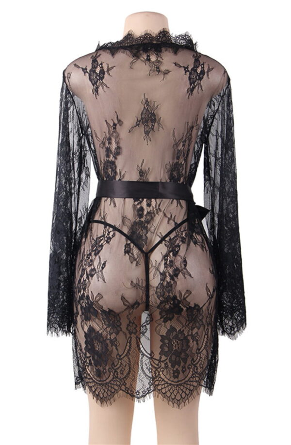 YesX YX827 Robe Set Black - Image 9