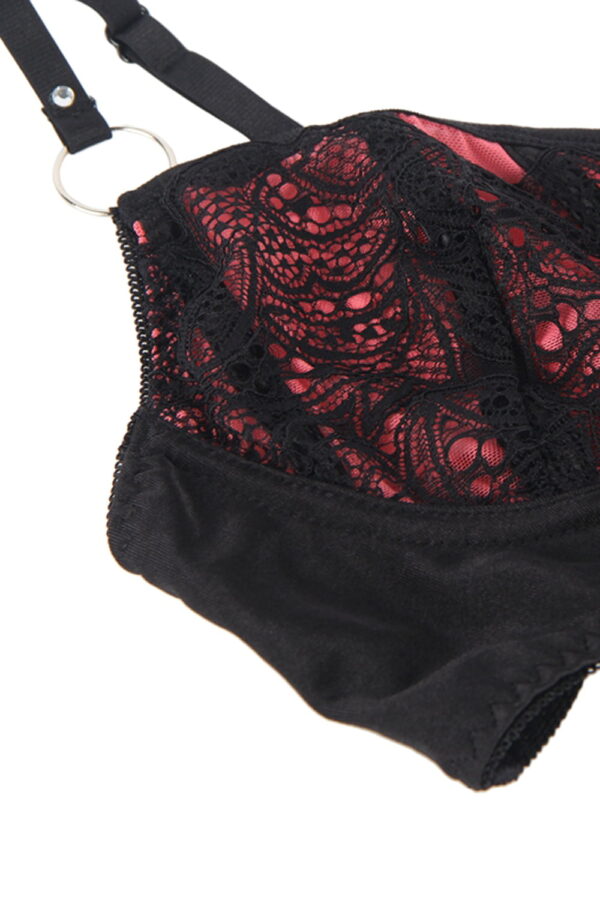 YesX YX831 Bra Set Pink - Image 5