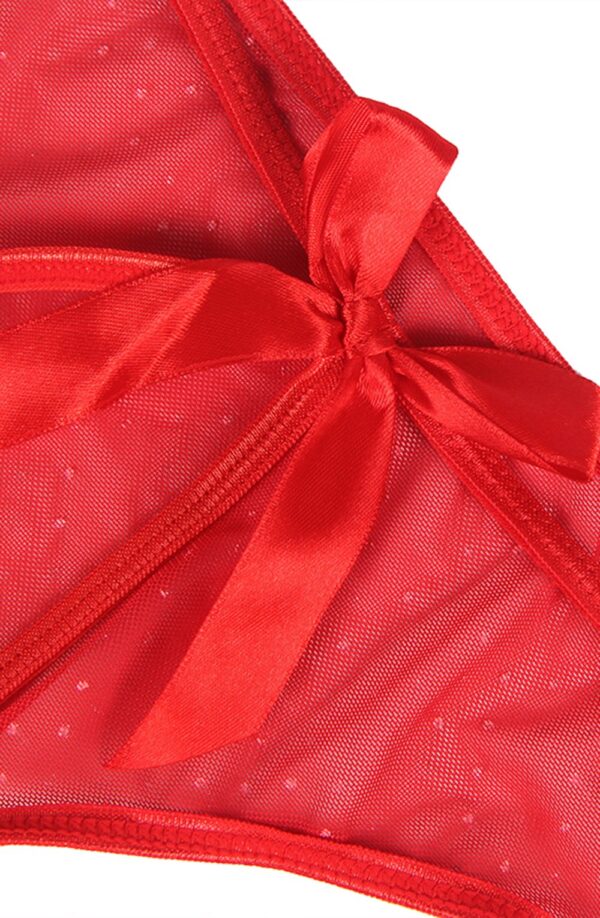 YesX YX841 Red Babydoll Set - Image 11