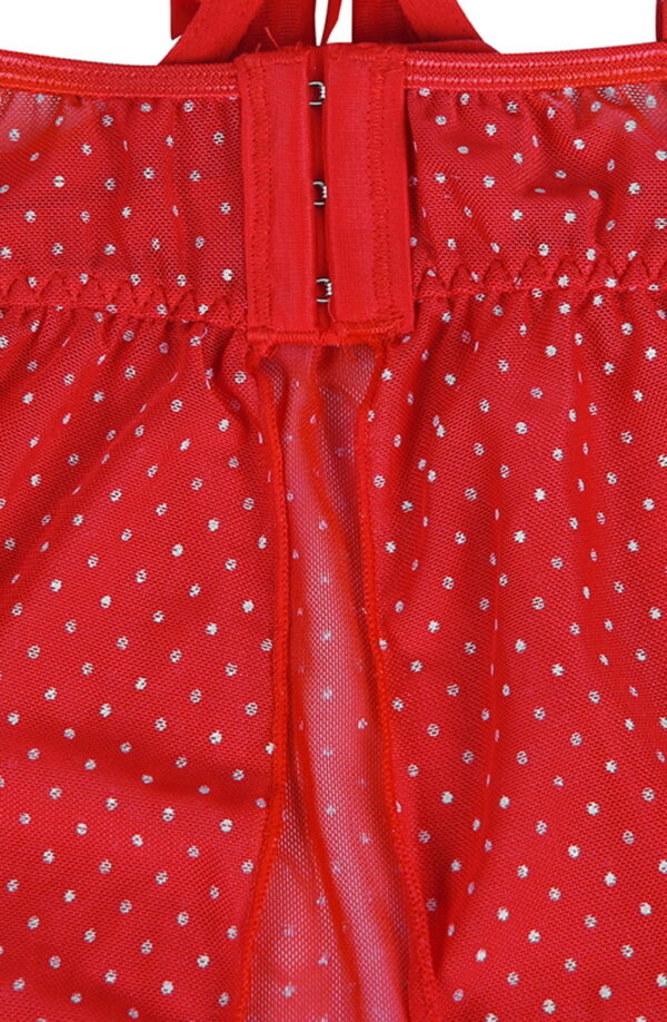 YesX YX841 Red Babydoll Set - Image 12