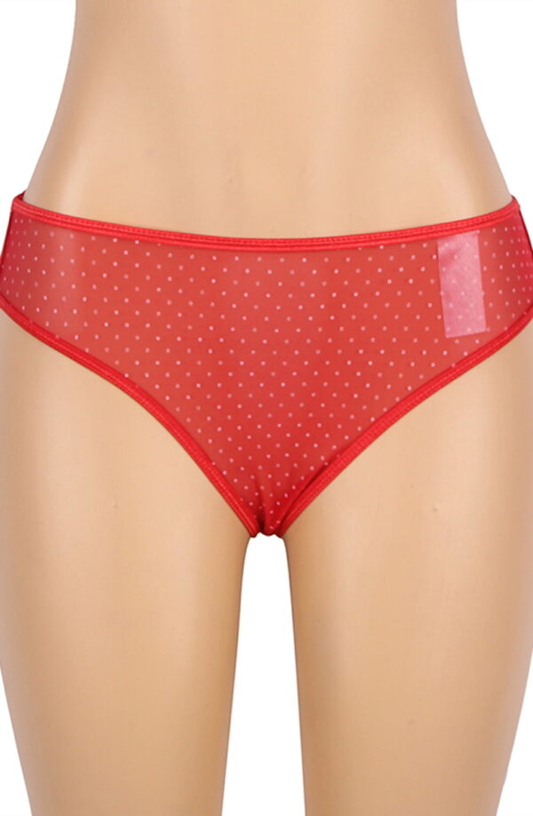 YesX YX841 Red Babydoll Set - Image 9