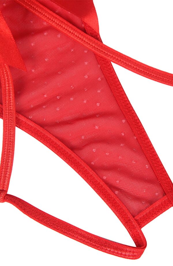 YesX YX841 Red Babydoll Set - Image 10
