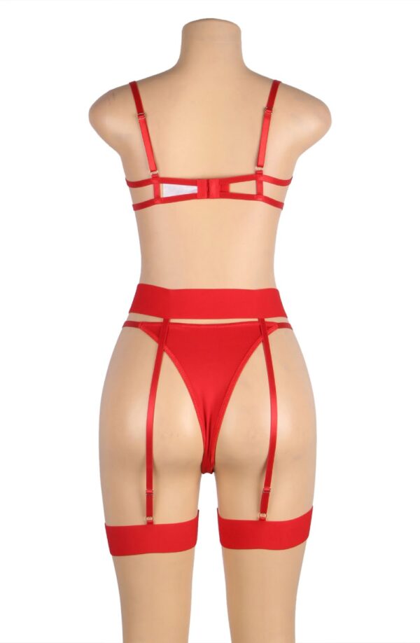 YesX YX845Q Red Bra Set - Image 7
