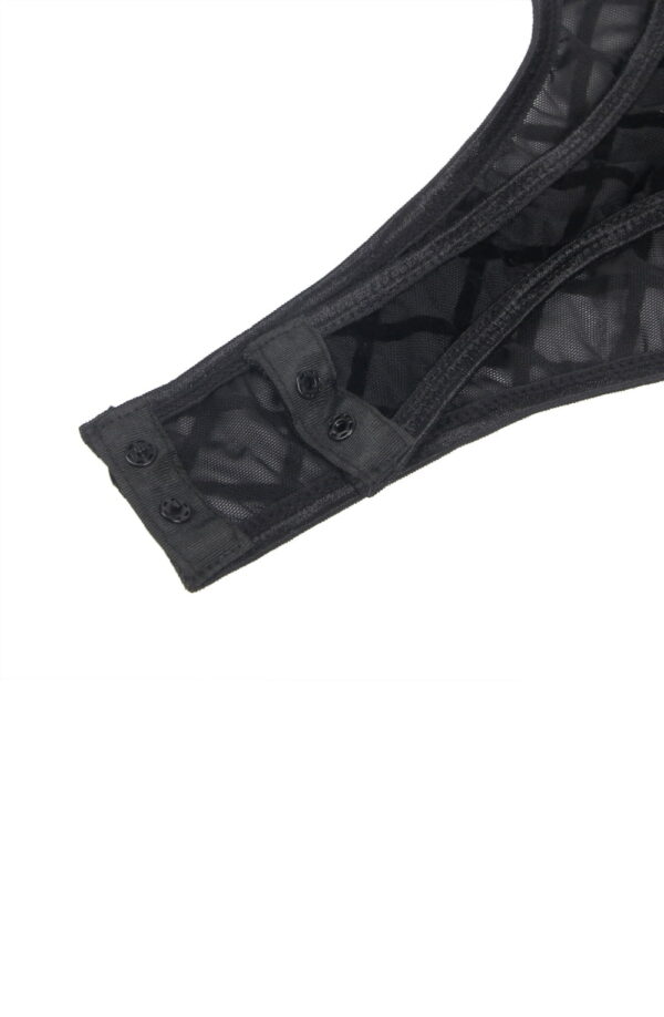 YesX YX846 Black Bodysuit - Image 5