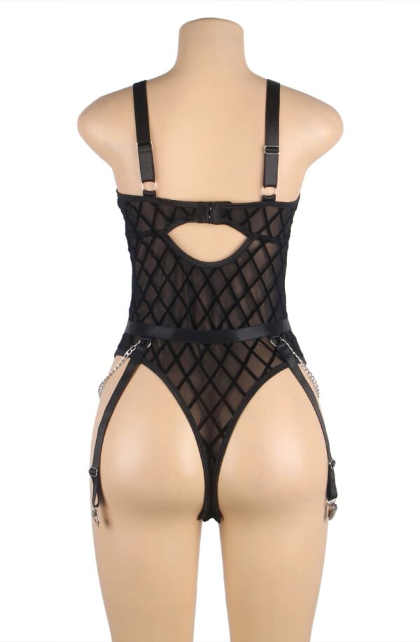 YesX YX846 Black Bodysuit - Image 13