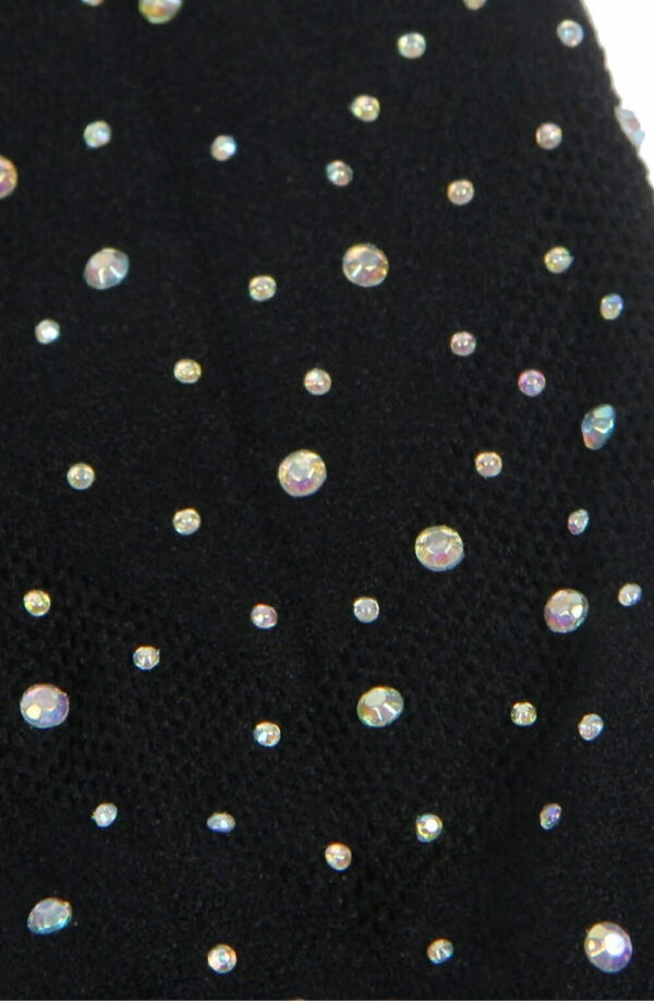 YesX YX853Q Sparkly Black Dress - Image 4