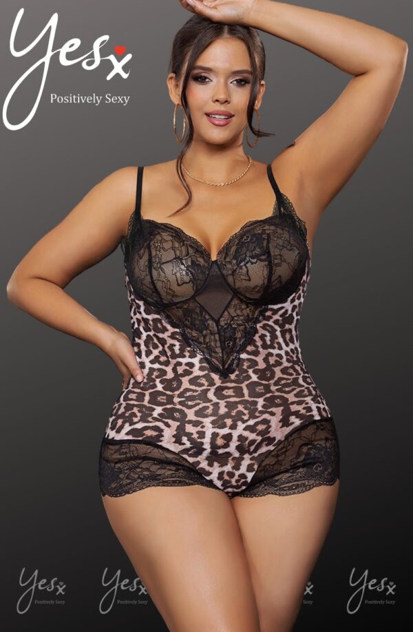YesX YX854Q Leopard Bodysuit - Image 10