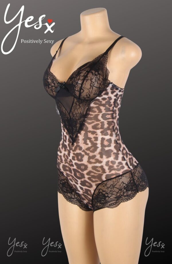 YesX YX854Q Leopard Bodysuit - Image 3