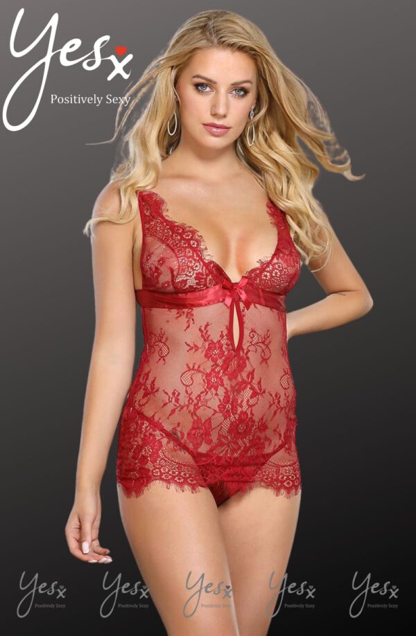 YesX YX855 Chemise Hot Red - Image 9