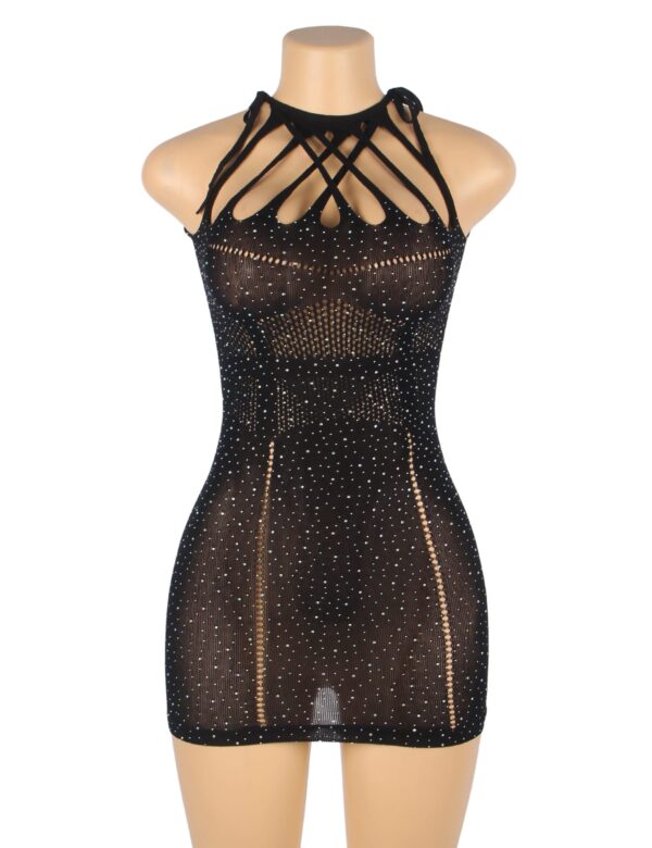 YesX YX865 Sparkle Rhinestone Fishnet - Image 9