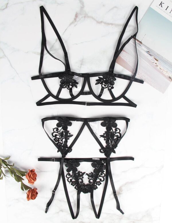 YesX YX867 3 Piece Bra Set - Image 11