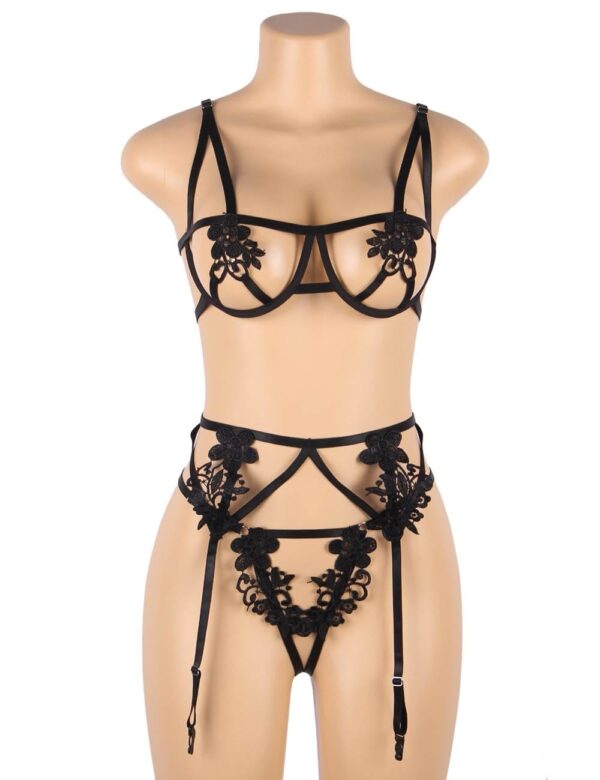 YesX YX867 3 Piece Bra Set - Image 6