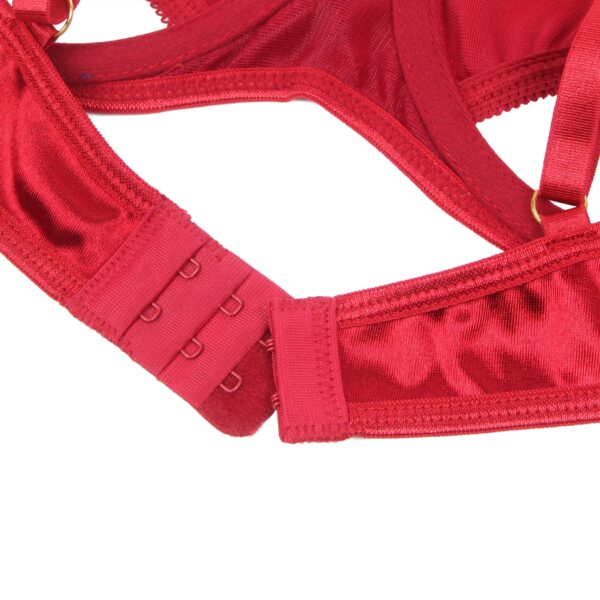 YesX YX872Q Hollow Cut Halter Bra Set Up To 2XL - Image 3