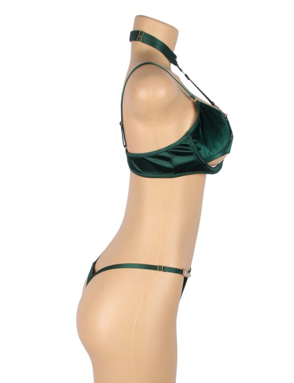 YesX YX873Q Hollow Cut Halter Bra Set - Image 15