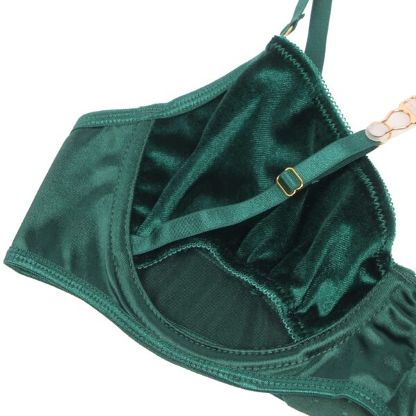 YesX YX873Q Hollow Cut Halter Bra Set - Image 9