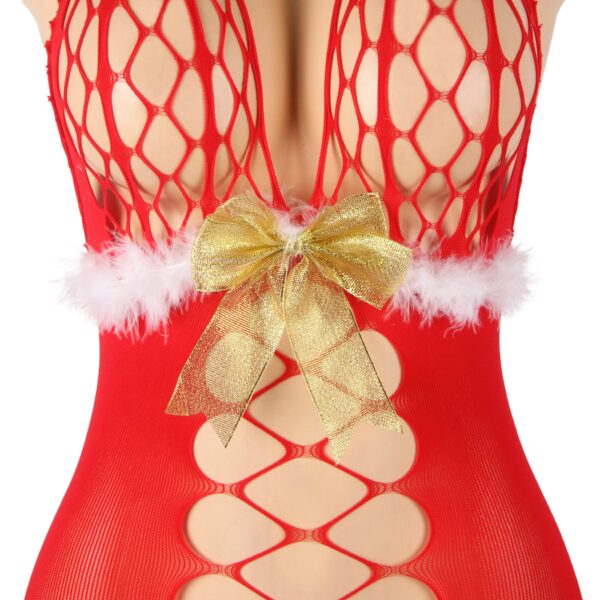 YesX YX876 Christmas Fluffy Bodystocking - Image 11