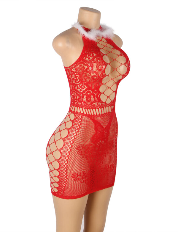 YesX YX877 Christmas Sexy Bodystocking Dress - Image 7