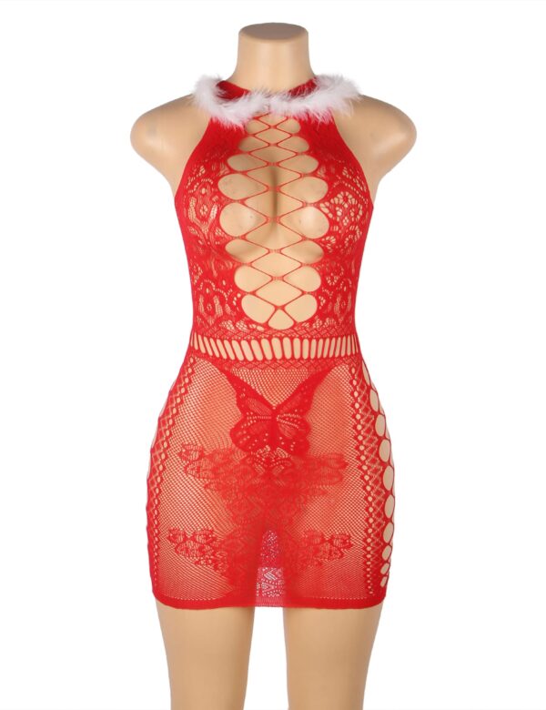 YesX YX877 Christmas Sexy Bodystocking Dress - Image 11
