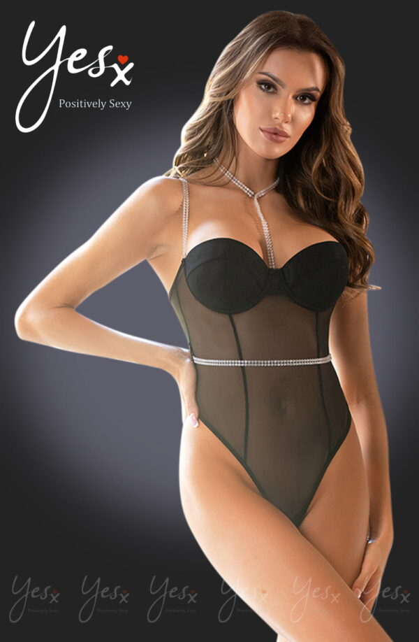 YesX YX992 Bodysuit Black - Image 7