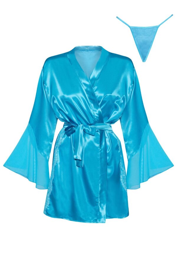 Beauty Night BN6659 Marlene Peignoir Turquoise - Image 4