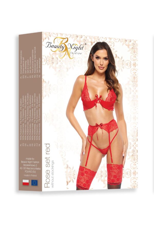 Beauty Night BN6696 Rose Set Red - Image 3