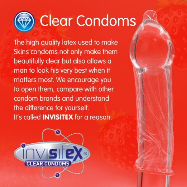 Skins Condoms Strawberry 12 Pack - Image 4