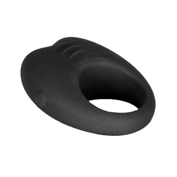 COLT Silicone Rechargeable Cock Ring - Black - Image 4