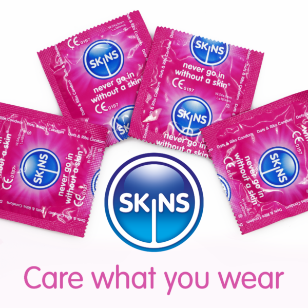 Skins Condoms Dots & Ribs FOIL (BAG 500) - Image 2