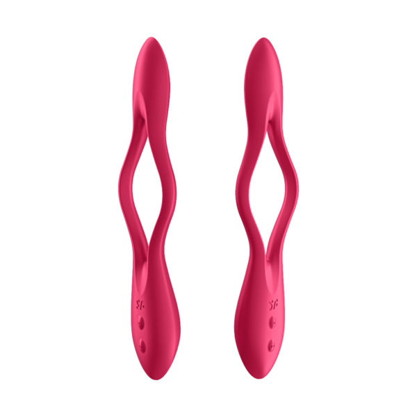 Satisfyer Elastic Joy Red Bendable Multi Vibrator - Image 3
