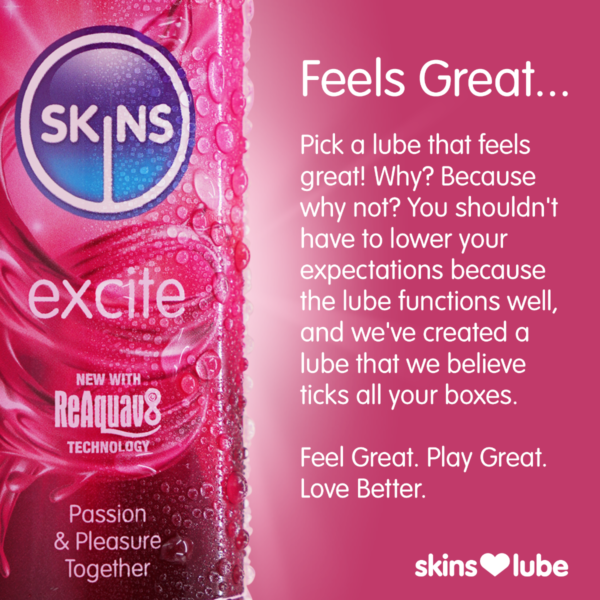 Skins Excite Tingling Water Based Lubricant - 5ml Foil - Image 3