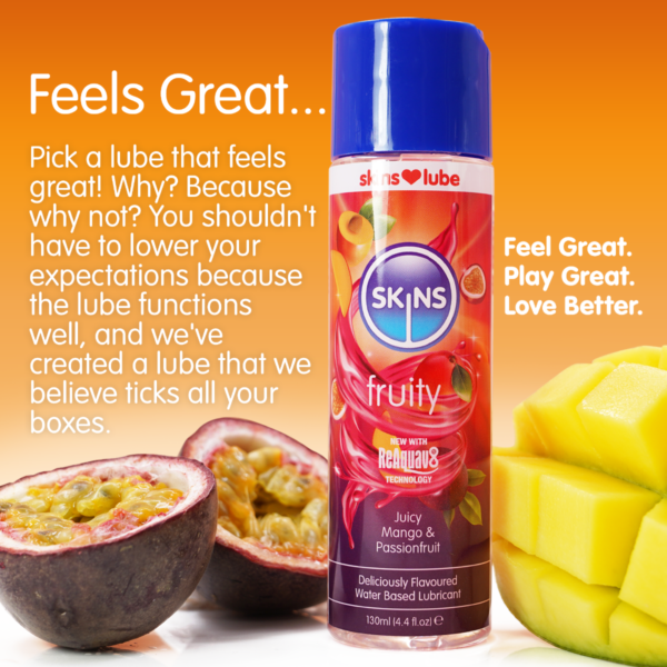 Skins Mango & Passionfruit Water Based Lubricant - 5ml Foil - Image 3