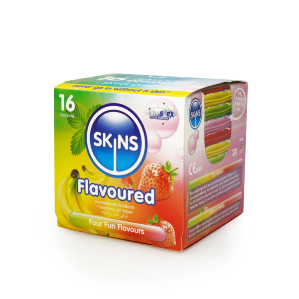 Skins Condoms Flavours Cube 16 Pack - International 1 - Image 2