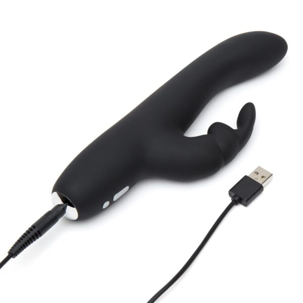 Fifty Shades of Grey Greedy Girl Rechargeable Slimline Rabbit Vibrator - Image 3
