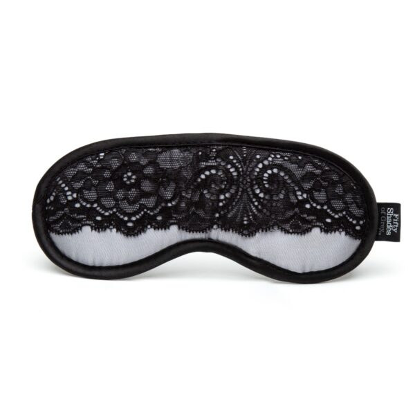 Fifty Shades of Grey Play Nice Satin & Lace Blindfold - Image 3