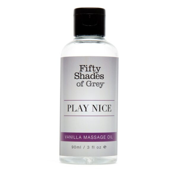 Fifty Shades of Grey Play Nice Vanilla Massage Oil 90ml - Image 2