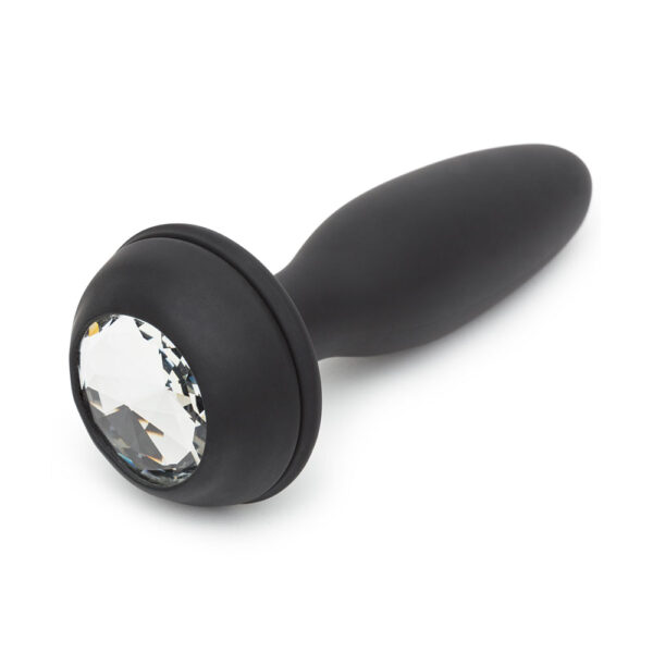 Happy Rabbit Rechargeable Vibrating Butt Plug Large - Black/Pink - Image 3