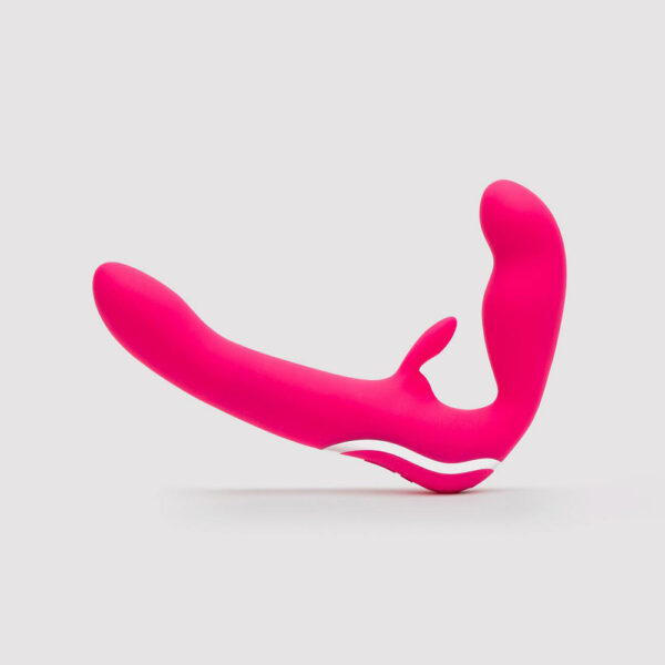 Happy Rabbit Strapless Strap On Rabbit Vibe Pink - Image 2
