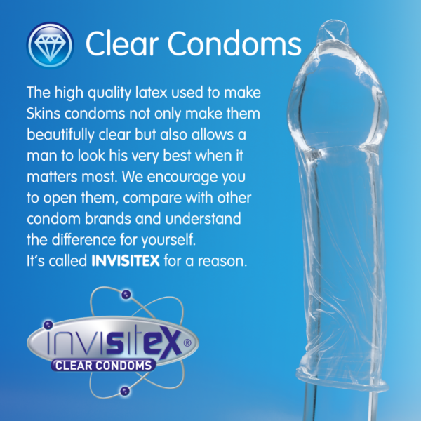 Skins Condoms Natural FOIL (BAG 500) - Image 4