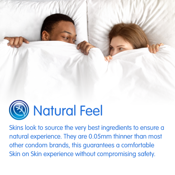 Skins Condoms Natural FOIL (BAG 500) - Image 3