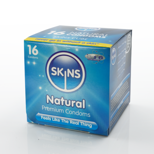 Skins Condoms Natural Cube 16 Pack - Image 2