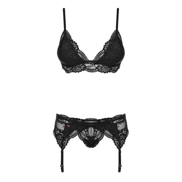 Obsessive - 810-SEG-1 3 pcs set L/XL - Black - Image 3