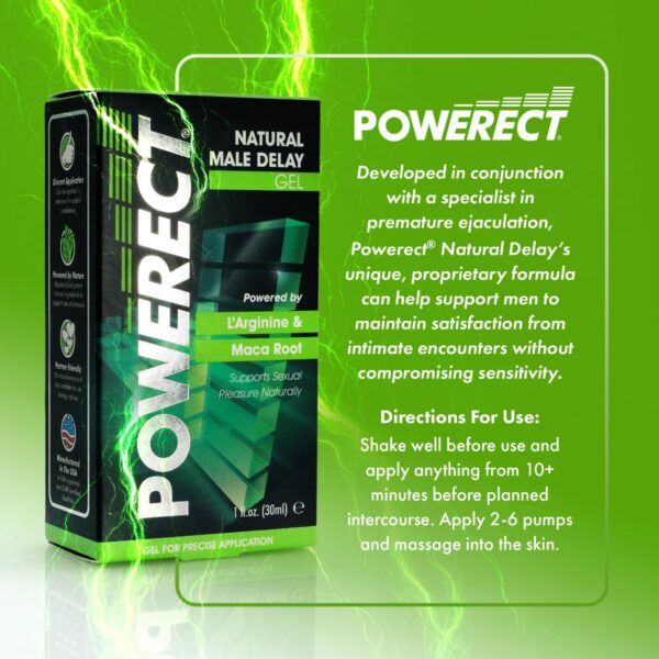 Powerect Natural Delay Gel / Serum 30ml - Image 4