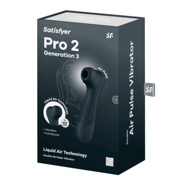 Satisfyer Pro 2 – Generation 3 With Liquid Air Technology Black - Image 2