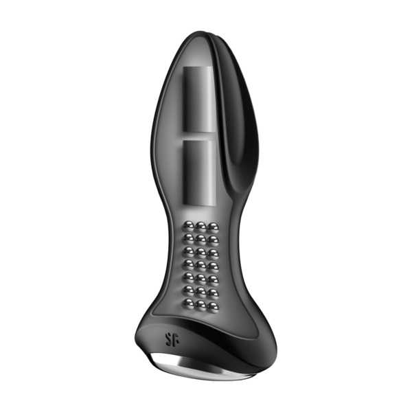 Satisfyer Rotator Plug 2+ App-Controlled Black Rotating Vibrating Anal Plug - Image 2